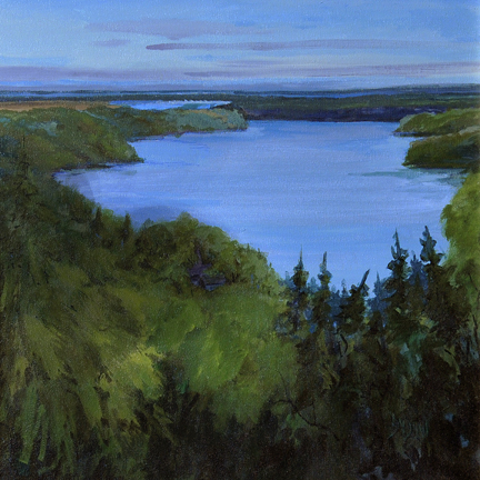 Niagara River painting